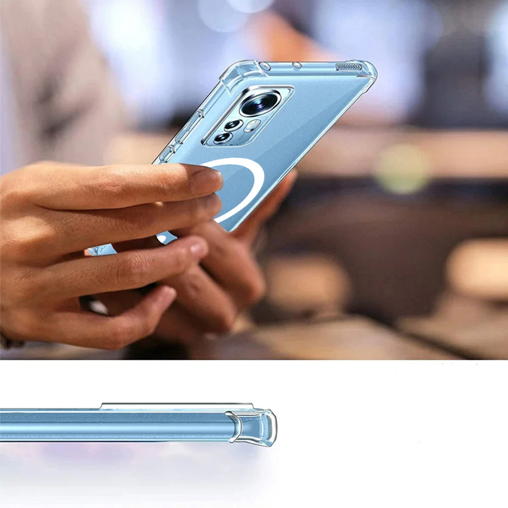Ovitek MagSafe za Google Pixel 9a, Techsuit, odporen na udarce, prozoren
