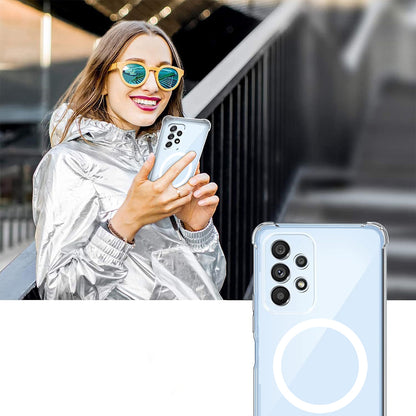 Ovitek MagSafe za Google Pixel 9a, Techsuit, odporen na udarce, prozoren