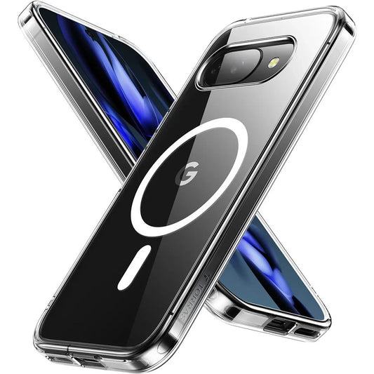 Ovitek MagSafe za Google Pixel 9a, Torras, Diamond, Prozoren