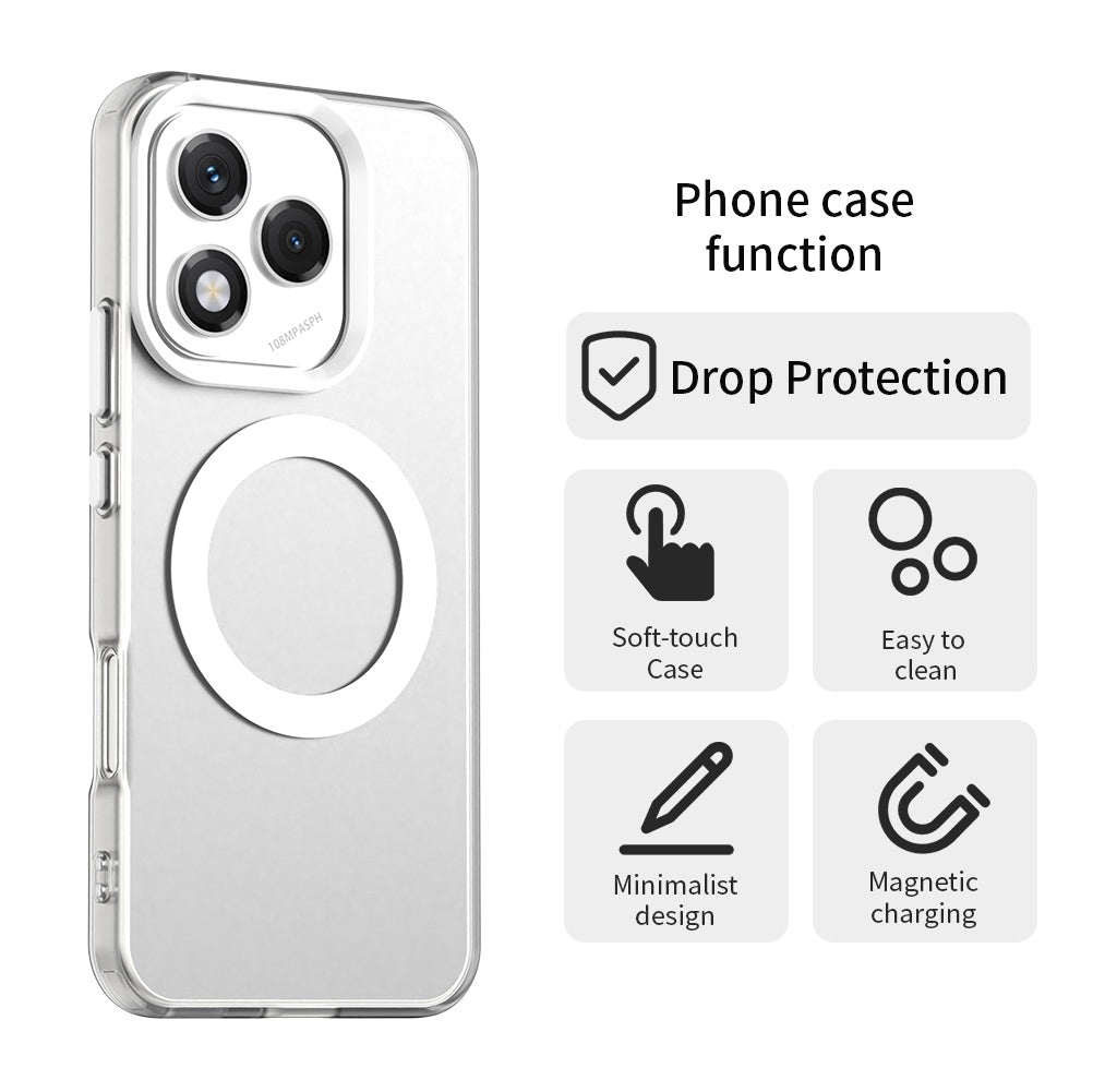 MagSafe ovitek za Honor 400 Lite, Techsuit, CandyCase, bel