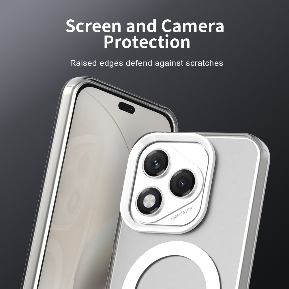 MagSafe ovitek za Honor 400 Lite, Techsuit, CandyCase, bel
