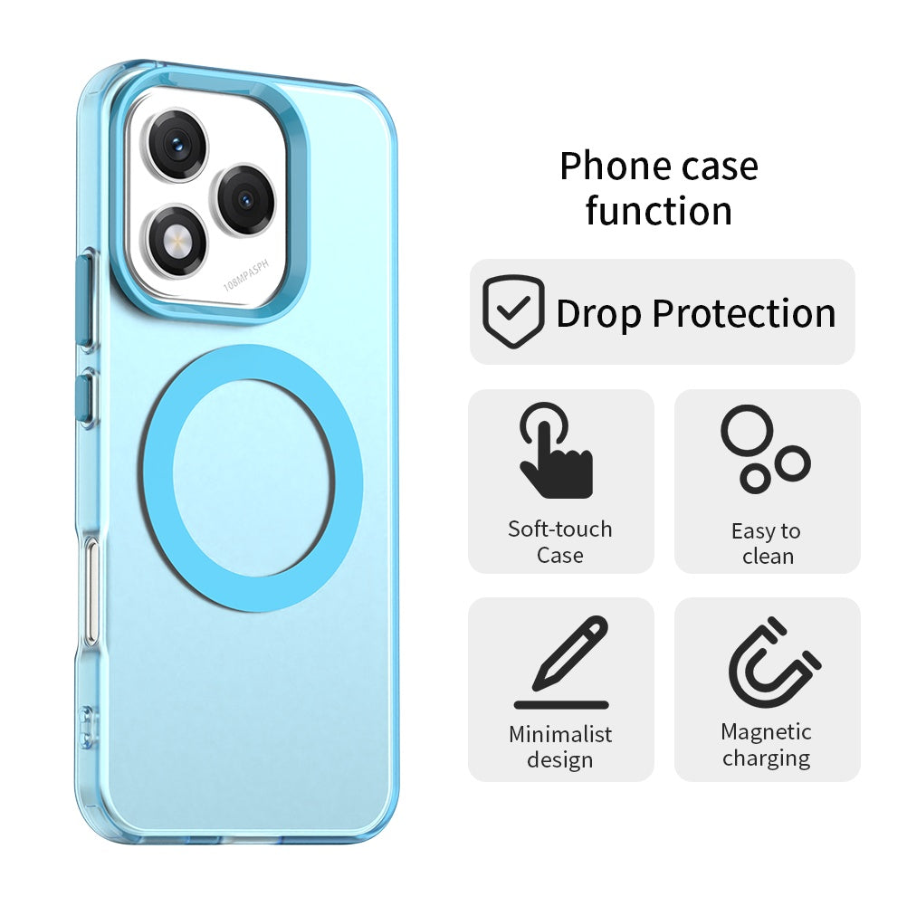 MagSafe ovitek za Honor 400 Lite, Techsuit, CandyCase, modra