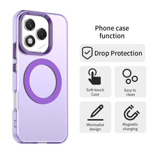 MagSafe ovitek za Honor 400 Lite, Techsuit, CandyCase, vijoličen