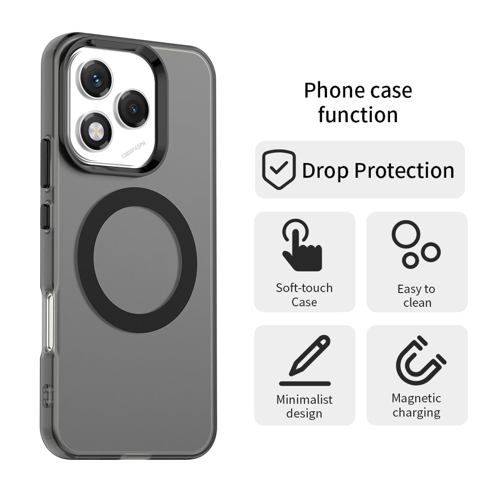 MagSafe ovitek za Honor 400 Lite, Techsuit, CandyCase, Črn