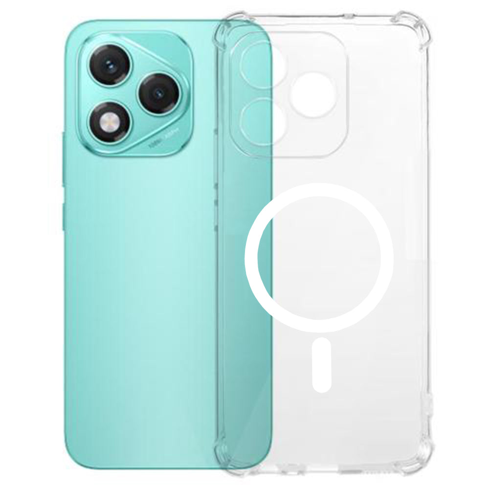 MagSafe ovitek za Honor 400 Lite, Techsuit, odporen na udarce, prozoren