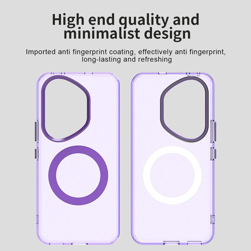 Ovitek MagSafe za Honor 400 Pro, Techsuit, CandyCase, vijoličen