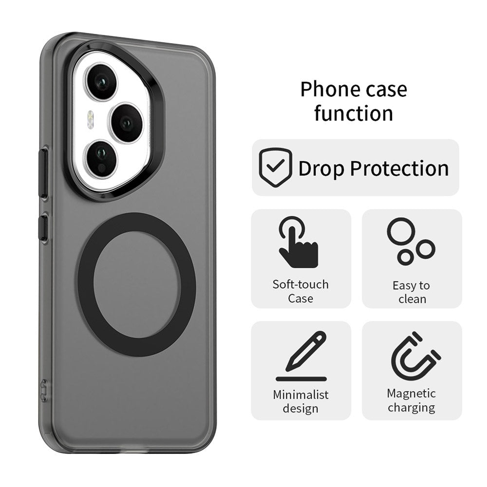 MagSafe ovitek za Honor 400 Pro, Techsuit, CandyCase, Črn
