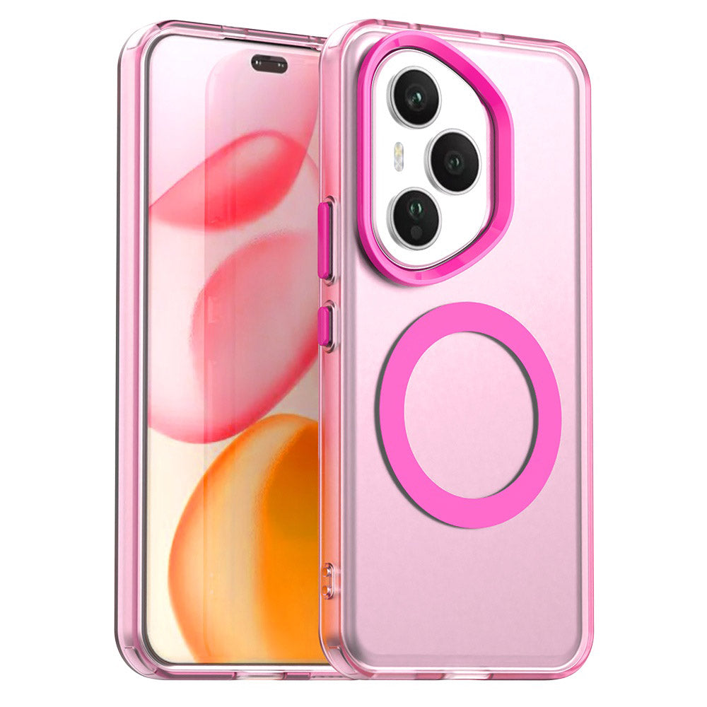 MagSafe ovitek za Honor 400 Pro, Techsuit, CandyCase, roza