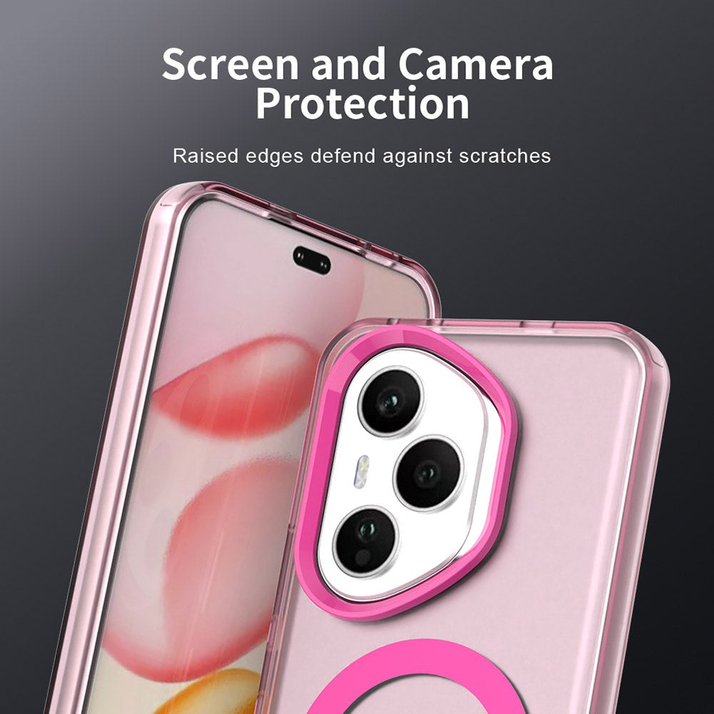 MagSafe ovitek za Honor 400 Pro, Techsuit, CandyCase, roza