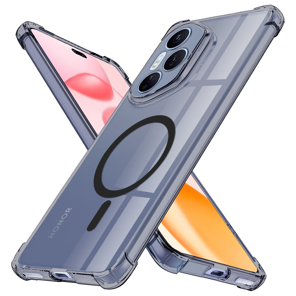 Ovitek MagSafe za Honor 400 Pro, Techsuit, Prosojen proti udarcem, Dimljen