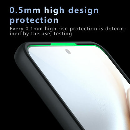 Ovitek MagSafe za Honor 400 Smart 4G / X7d 4G / 400 Smart 5G, Techsuit, PureFrost, Satenasto črn