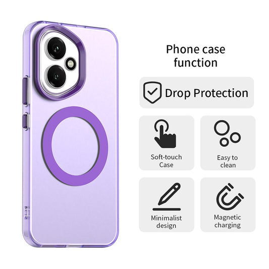 MagSafe ovitek za Honor 400, Techsuit, CandyCase, vijoličen