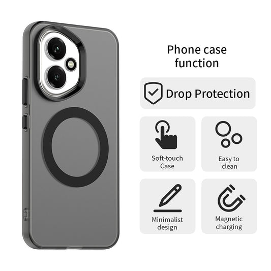 MagSafe ovitek za Honor 400, Techsuit, CandyCase, Črn