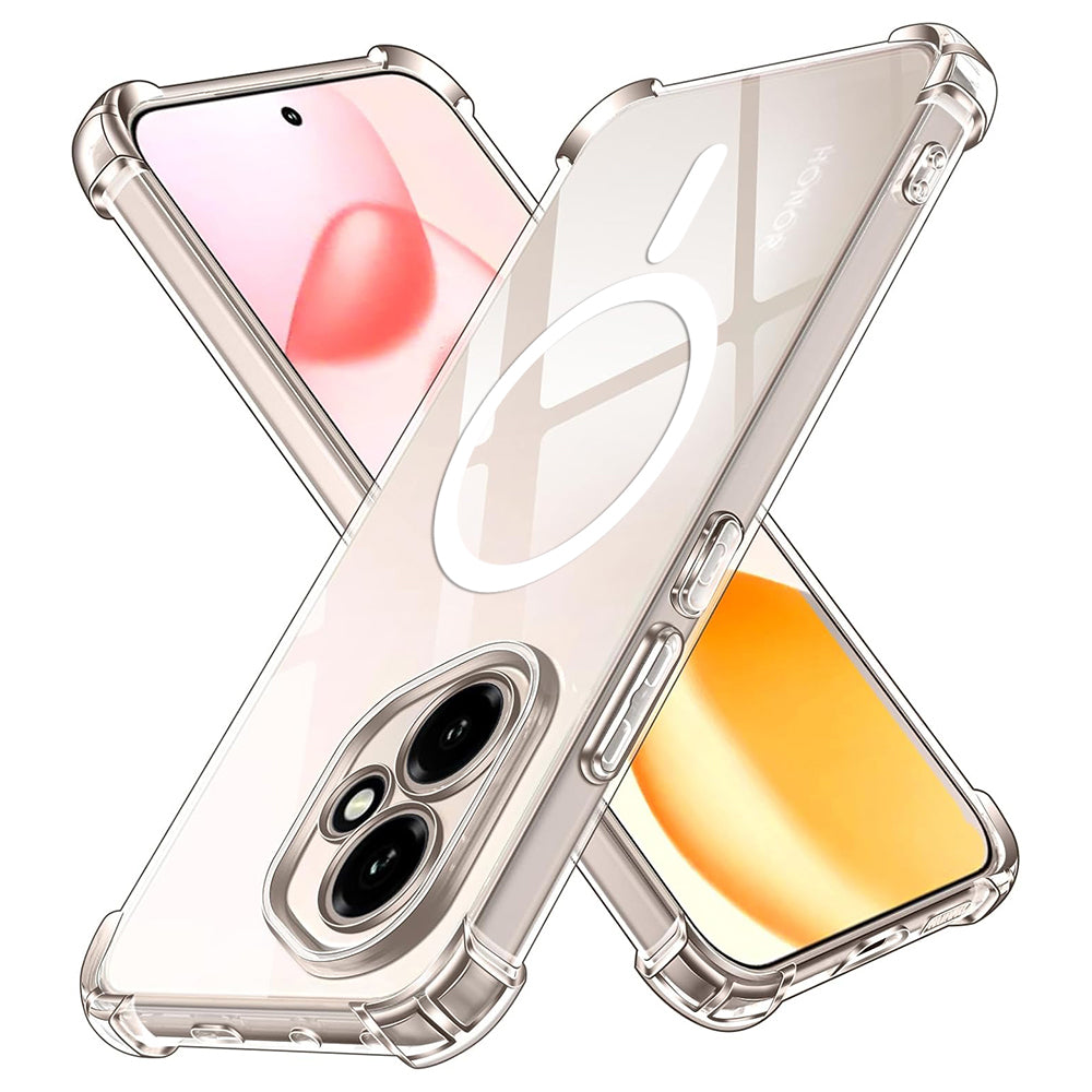 MagSafe ovitek za Honor 400, Techsuit, odporen na udarce, prozoren