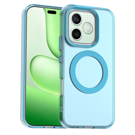 MagSafe ovitek za Honor 600 Lite, Techsuit, CandyCase, modra