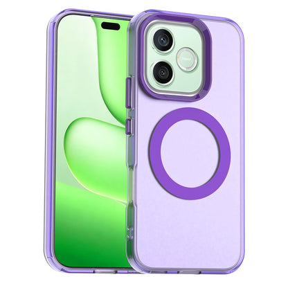 MagSafe ovitek za Honor 600 Lite, Techsuit, CandyCase, vijoličen