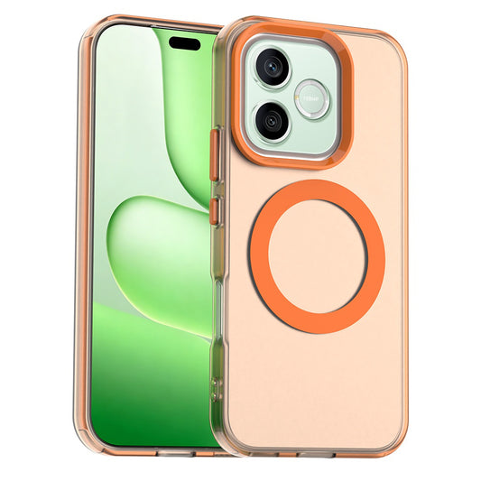 MagSafe ovitek za Honor 600 Lite, Techsuit, CandyCase, oranžen