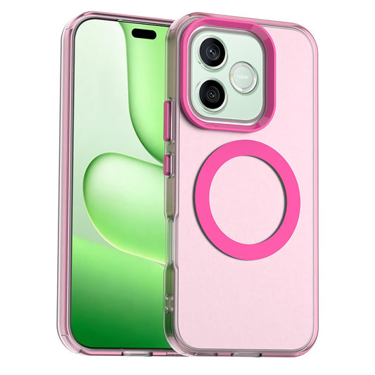 MagSafe ovitek za Honor 600 Lite, Techsuit, CandyCase, roza