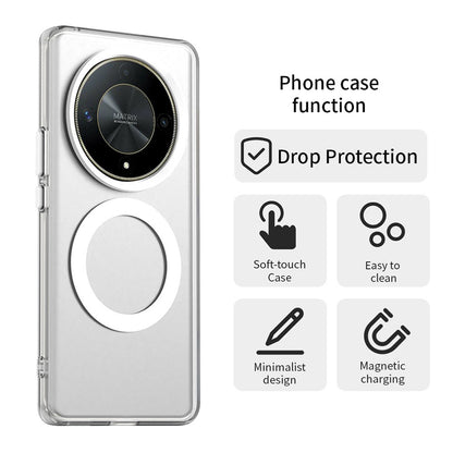 MagSafe ovitek za Honor Magic6 Lite, Techsuit, CandyCase, Bela