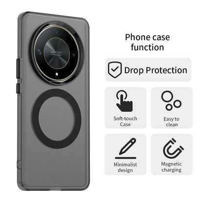 MagSafe ovitek za Honor Magic6 Lite, Techsuit, CandyCase, Črn