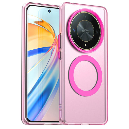 MagSafe ovitek za Honor Magic6 Lite, Techsuit, CandyCase, roza