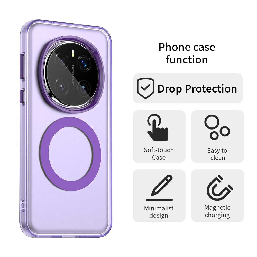 Ovitek MagSafe za Honor Magic7 Pro, Techsuit, CandyCase, Vijolična