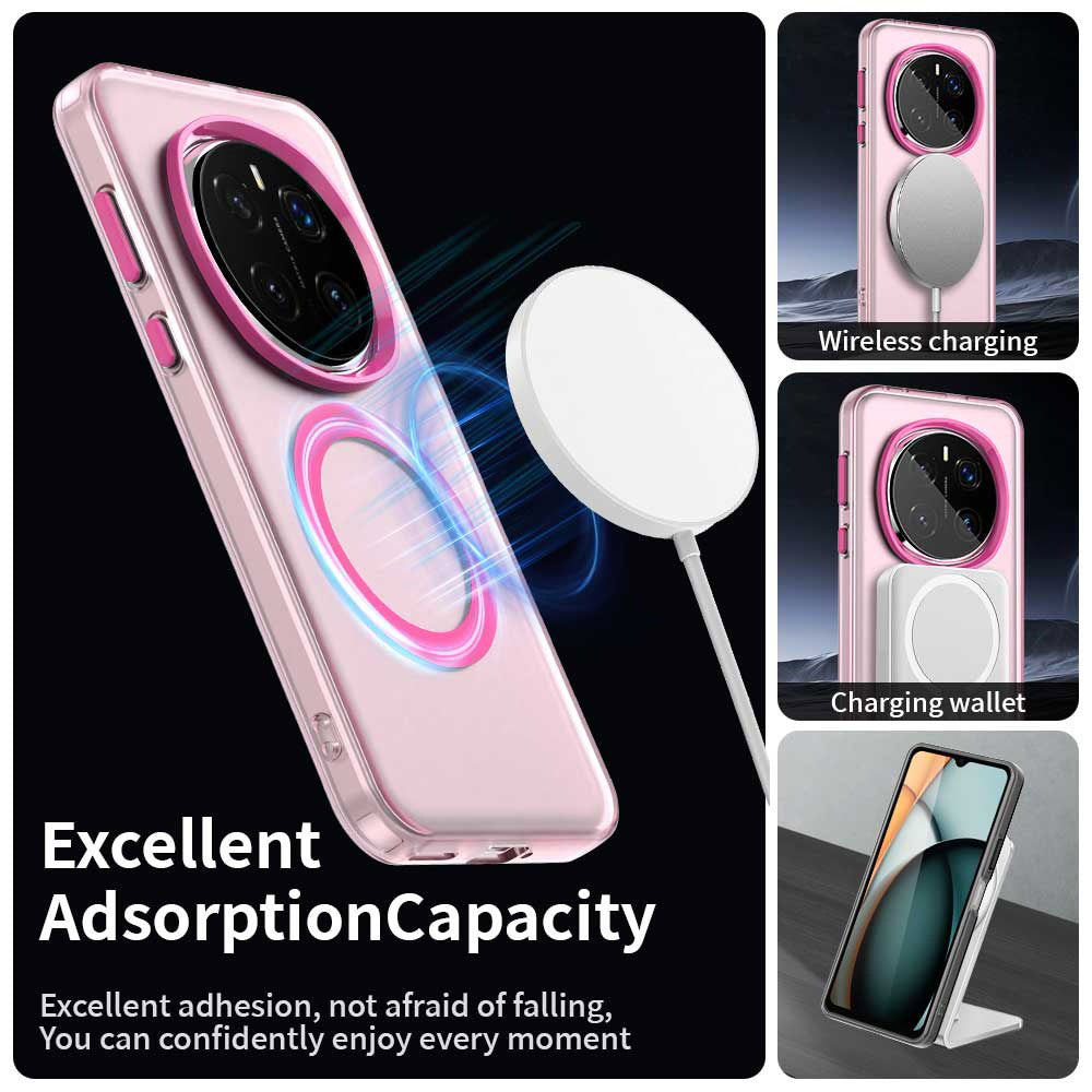 MagSafe ovitek za Honor Magic7 Pro, Techsuit, CandyCase, roza