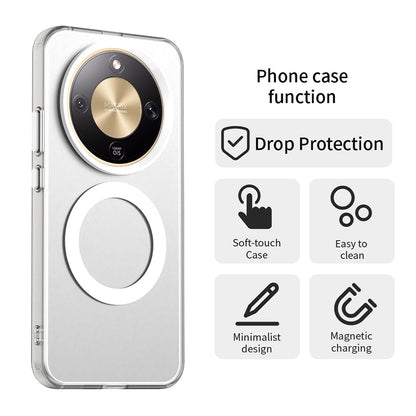 Ovitek MagSafe za Honor Magic8 Lite, Techsuit, CandyCase, Bela
