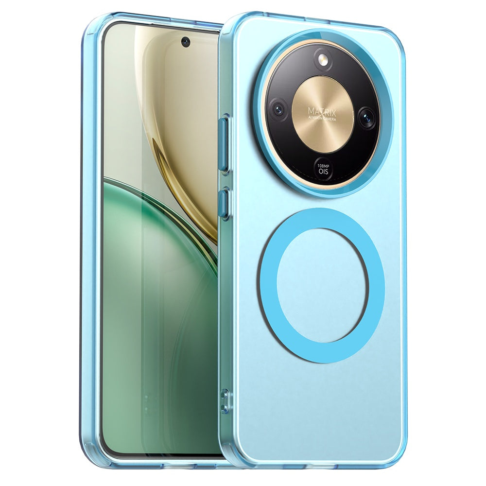 Ovitek MagSafe za Honor Magic8 Lite, Techsuit, CandyCase, Modra