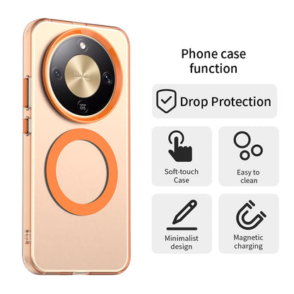 Ovitek MagSafe za Honor Magic8 Lite, Techsuit, CandyCase, Oranžen