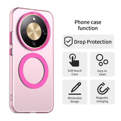 Ovitek MagSafe za Honor Magic8 Lite, Techsuit, CandyCase, Roza