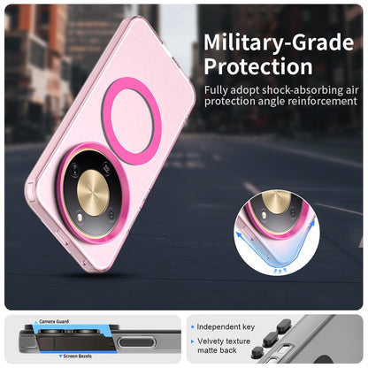 Ovitek MagSafe za Honor Magic8 Lite, Techsuit, CandyCase, Roza