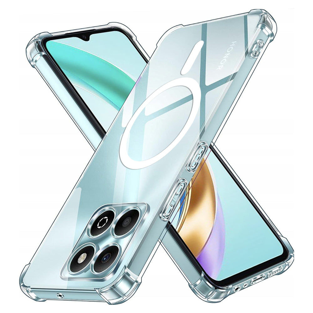 MagSafe ovitek za Honor X6b, Techsuit, odporen na udarce, prozoren