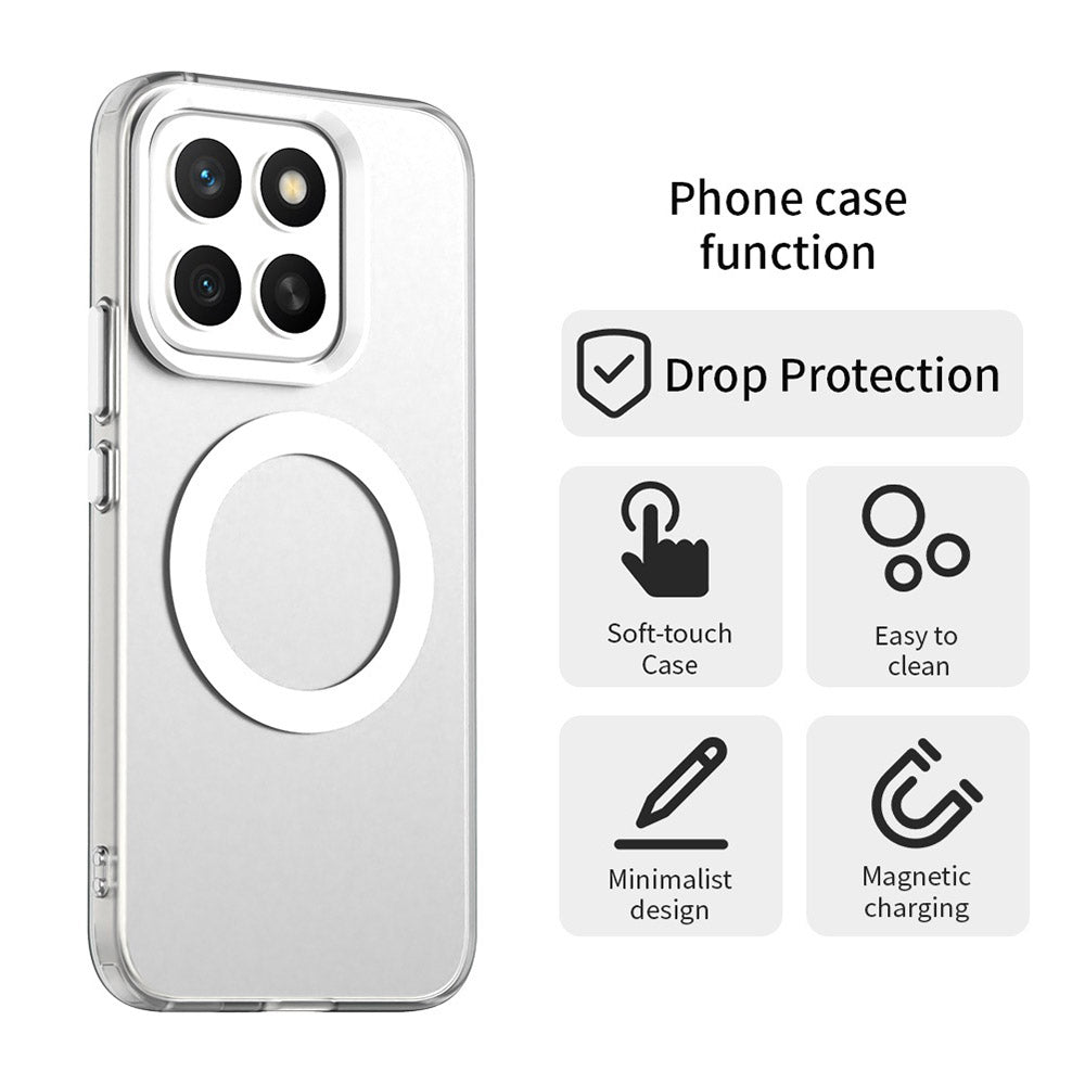 MagSafe ovitek za Honor X8c, Techsuit, CandyCase, bel