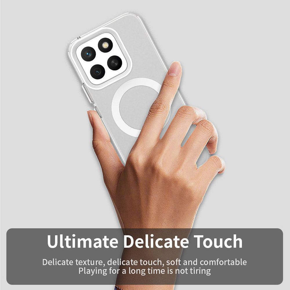 MagSafe ovitek za Honor X8c, Techsuit, CandyCase, bel