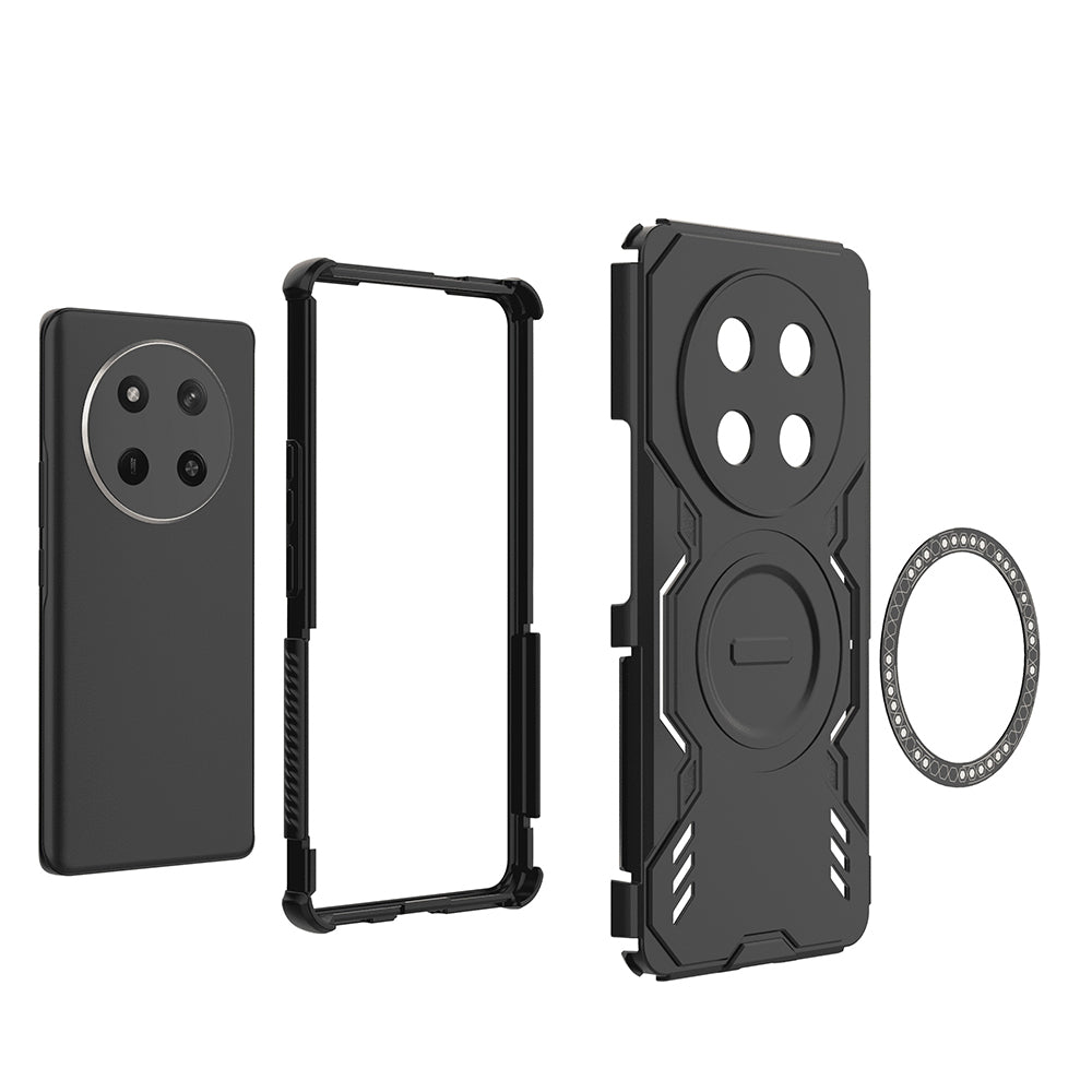 MagSafe ovitek za Honor X9c / Magic7 Lite, Techsuit, ArmorMag, modra