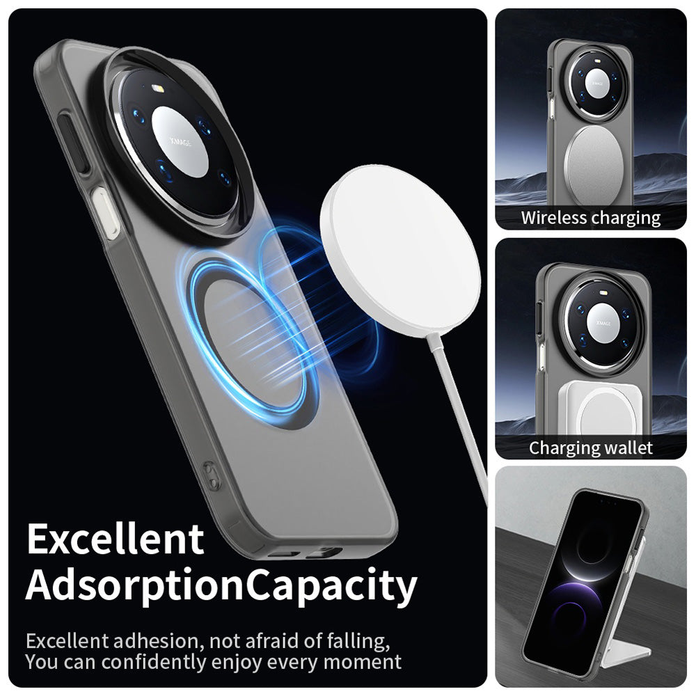 Ovitek MagSafe za Huawei Mate 80 Pro, Techsuit, CandyCase, Črn