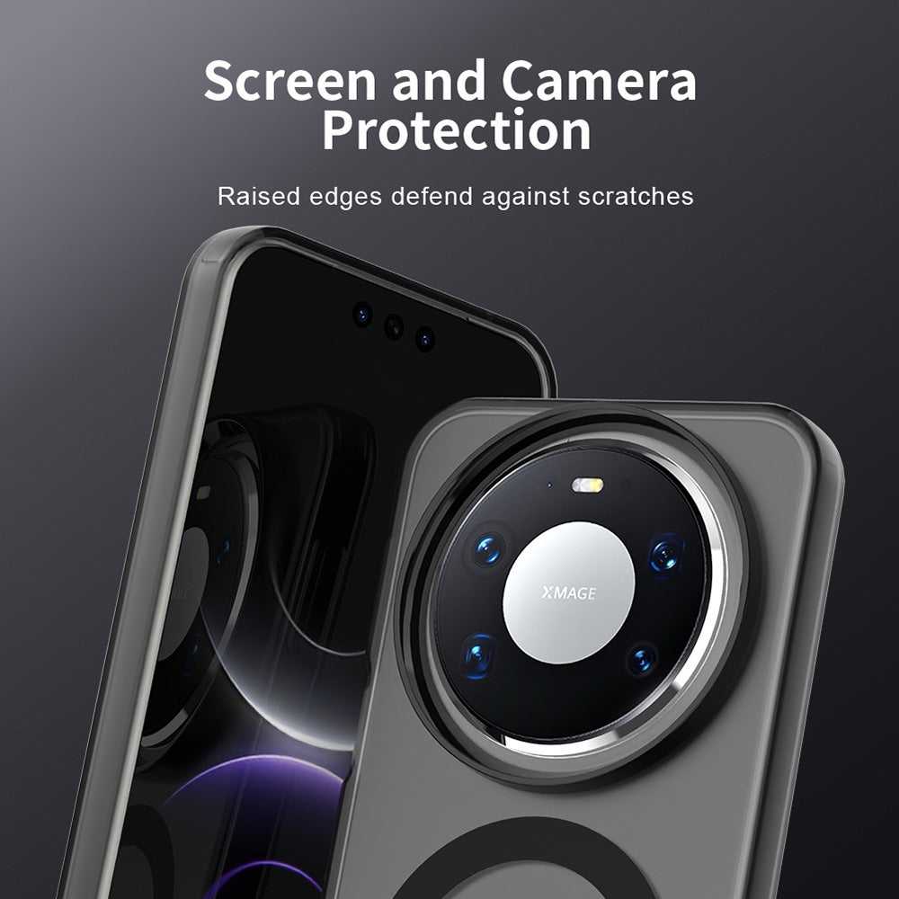 Ovitek MagSafe za Huawei Mate 80 Pro, Techsuit, CandyCase, Črn