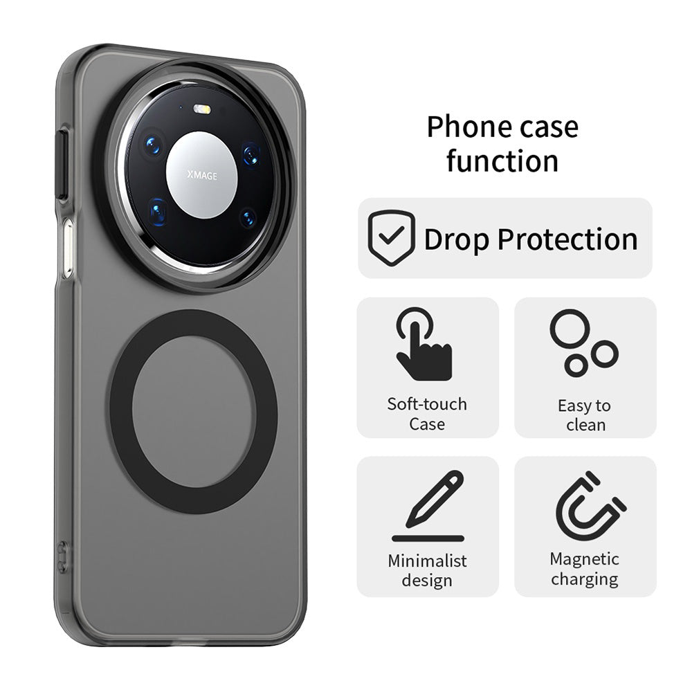 Ovitek MagSafe za Huawei Mate 80 Pro, Techsuit, CandyCase, Črn