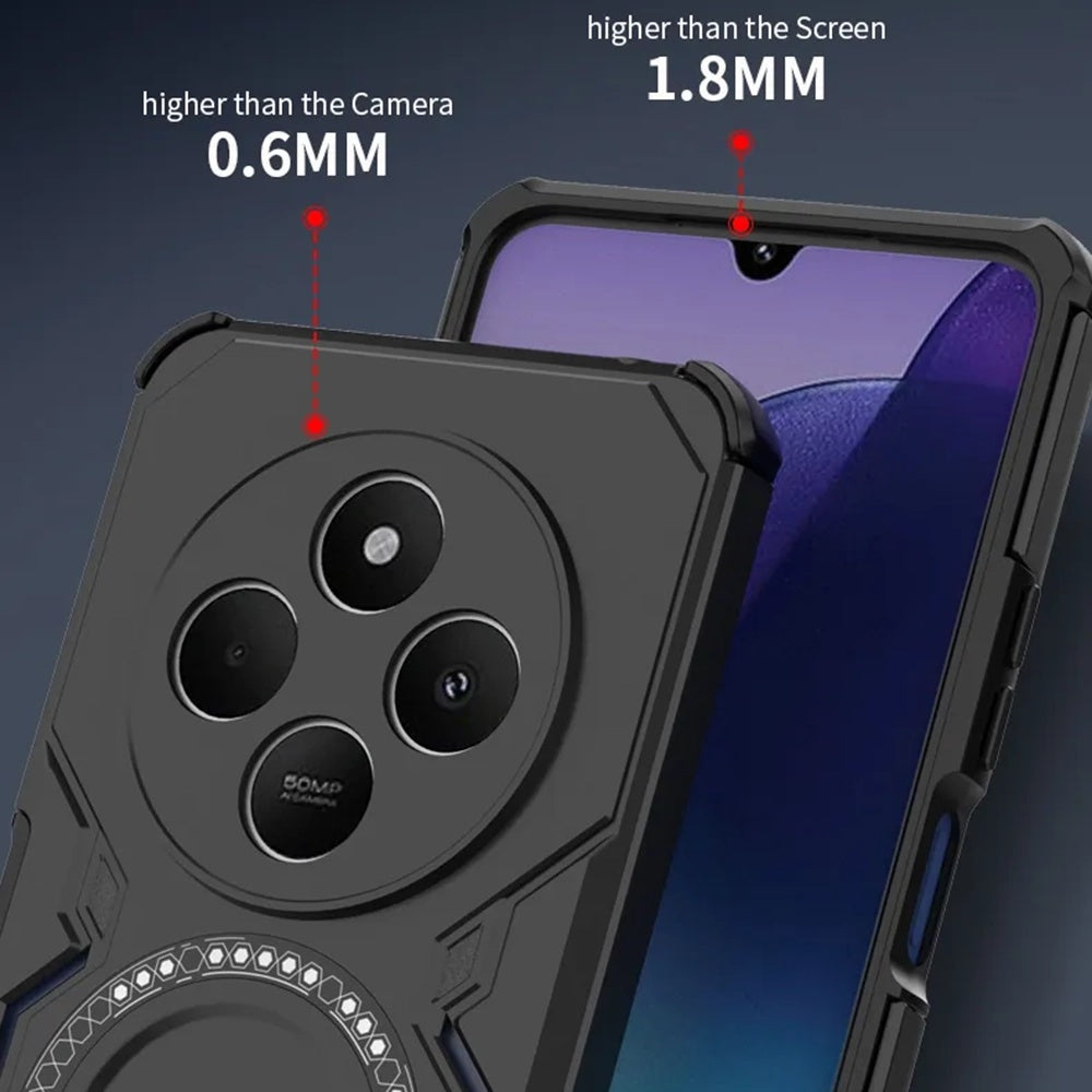 Ovitek MagSafe za Huawei nova 14 Pro, Techsuit, ArmorMag, Črn