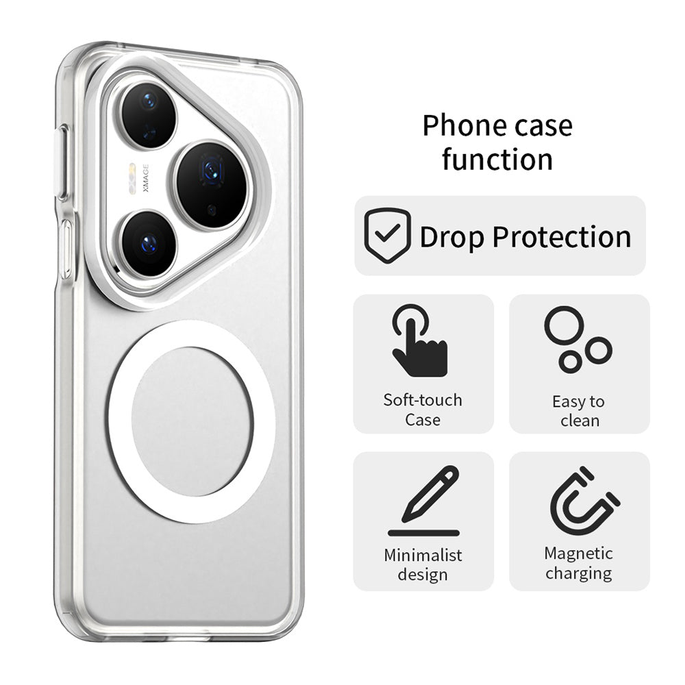 MagSafe ovitek za Huawei Pura 80 Pro, Techsuit, CandyCase, bel