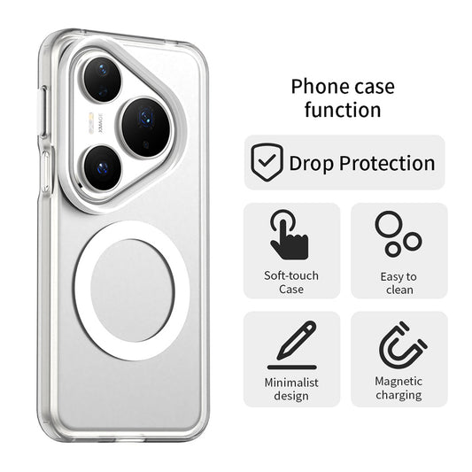 MagSafe ovitek za Huawei Pura 80 Pro, Techsuit, CandyCase, bel
