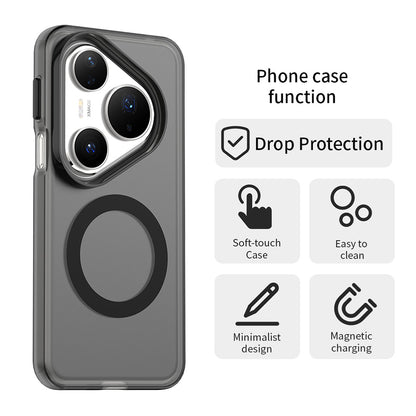 MagSafe ovitek za Huawei Pura 80 Pro, Techsuit, CandyCase, Črn
