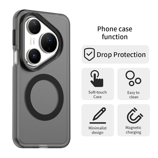 MagSafe ovitek za Huawei Pura 80 Pro, Techsuit, CandyCase, Črn