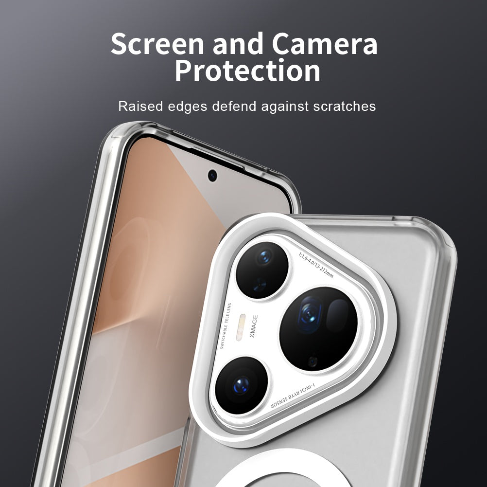 MagSafe ovitek za Huawei Pura 80 Ultra, Techsuit, CandyCase, Bela