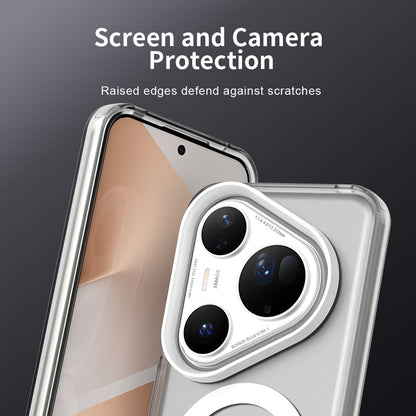 MagSafe ovitek za Huawei Pura 80 Ultra, Techsuit, CandyCase, Bela