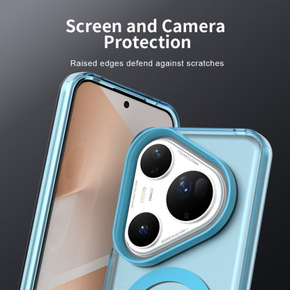 MagSafe ovitek za Huawei Pura 80 Ultra, Techsuit, CandyCase, modra