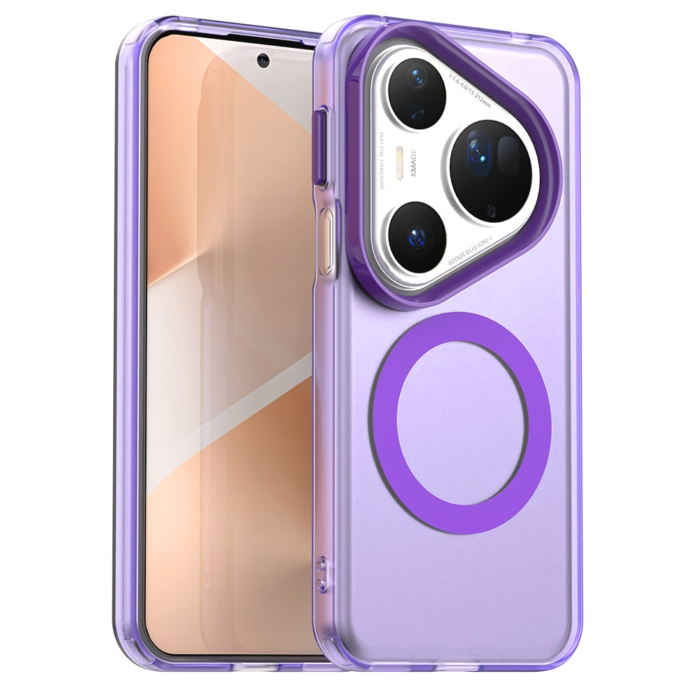 MagSafe ovitek za Huawei Pura 80 Ultra, Techsuit, CandyCase, Vijolična