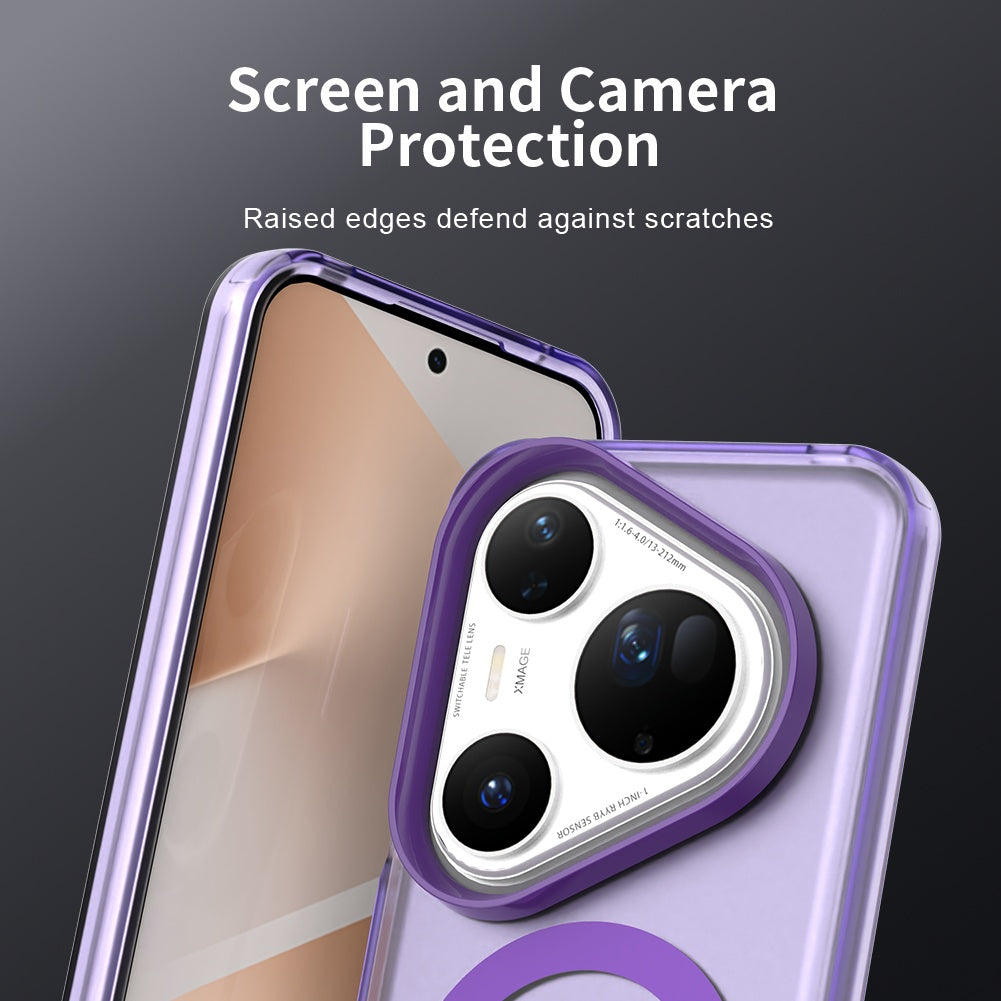 MagSafe ovitek za Huawei Pura 80 Ultra, Techsuit, CandyCase, Vijolična