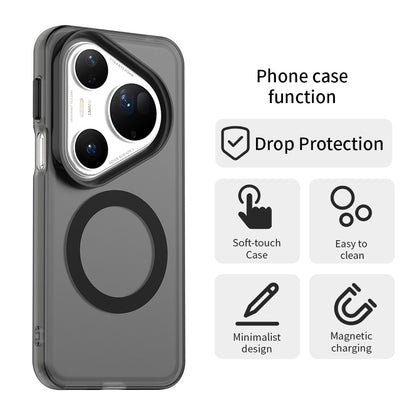 MagSafe ovitek za Huawei Pura 80 Ultra, Techsuit, CandyCase, Črn